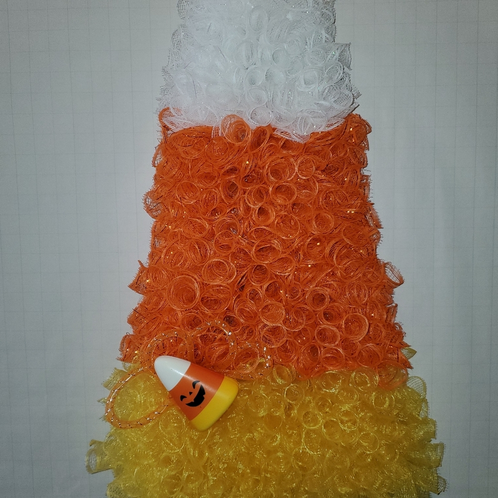 Candy Corn Wreath